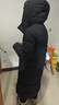 京东京造羽绒服女90鸭绒泡芙春秋新年战袍新款女士外套 中长款黑色 XS 实拍图