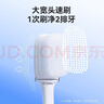 纳美（Namei）纳米宽头抗菌软胶牙刷 温和去渍呵护牙龈 成人 6支装 实拍图
