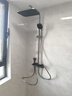 九牧（JOMOO） 花洒淋浴套装钢琴键大置物喷枪自动除垢顶喷淋浴器琴雨系列 精铜耐用水路36602【枪灰】爆款 实拍图