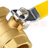 冰禹 AB4047 216型手动两片式内丝黄铜球阀 自来水阀门 DN20（6分） 实拍图