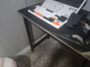 煜柠苑 电脑桌台式家用简约卧室长条桌学生写字学习桌子书台桌办公大桌 加固升级-黑架灰橡木-80*50高74 实拍图