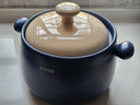 苏泊尔（SUPOR）砂锅煲汤锅炖锅陶瓷耐高温不易裂 煲仔饭沙锅瓦煲 燃气灶煤气专用 (可炖切块的鸡) 4.5L 实拍图
