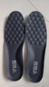 南极人2双皮鞋鞋垫男商务牛皮透气吸汗减震弹力运动 黑色 41-42 实拍图