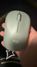 罗技（Logitech）M221 轻音鼠标 无线鼠标 办公鼠标 对称鼠标 带无线微型接收器 薄荷绿 实拍图