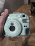 富士（FUJIFILM）instax  mini12 一次成像 立拍立得相机 mini12 薄荷绿 套餐五（官方标配+水晶壳+肩带+白边相纸20张） 实拍图