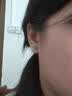戚小米s999纯银养耳洞耳钉女耳骨钉耳蜗养耳棒小耳环气质高级感足银耳饰 海蓝色一对【999足银】 实拍图