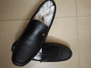 红蜻蜓男鞋秋冬男士爸爸一脚蹬软面皮商务休闲皮鞋男WTA42860 黑色42 实拍图