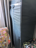 索尔诺 布衣柜简易衣柜宿舍卧室寝室钢架衣橱加固出租房防尘收纳布衣柜 8501银灰色【长70*高155】 实拍图