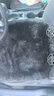 迪加伦 纯羊毛汽车坐垫冬季短毛绒座垫羊剪绒车垫皮毛一体毛垫棉垫 前排单座-黑色 实拍图