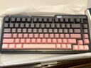 珂芝（KZZI）K75V2三模客制化机械键盘无线蓝牙有线电竞游戏家用办公82键RGB背光PBT键帽Gasket黑莓粉风雨轴V2 实拍图