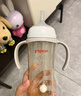 贝亲（Pigeon）自然离乳 PPSU重力球吸管双把手奶瓶 240mL  6月+ AA252 实拍图