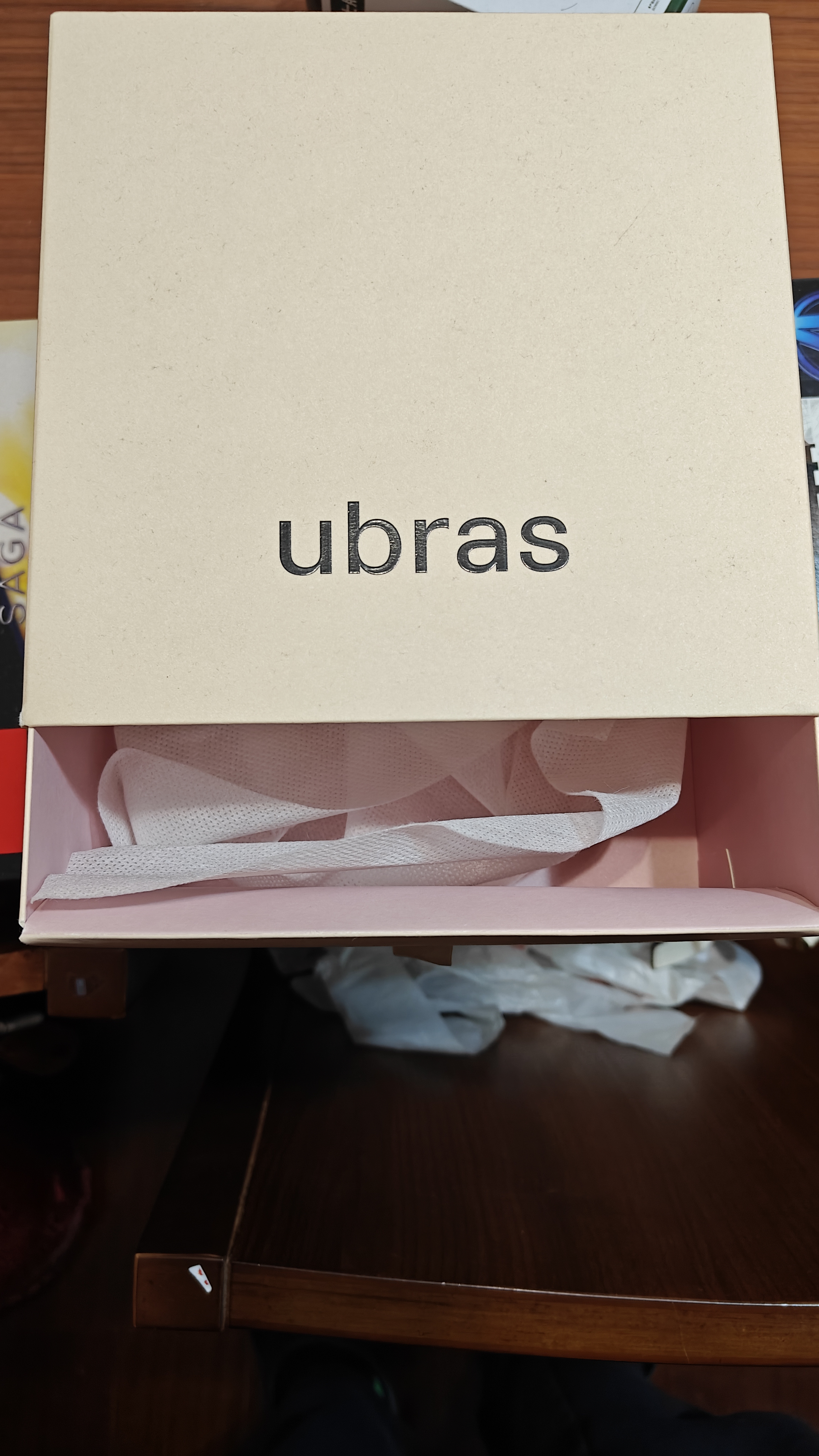 ubras虞书欣同款无尺码小奶皮细肩带粉底液隐形无痕内衣女夏季薄文胸 【经典款】蜜茶棕色 均码 -标准版【背勾款】100-130斤 实拍图