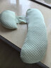 多米贝贝（Tomibaby）孕妇枕头护腰侧睡枕托腹睡觉侧卧枕睡垫抱枕u型腰枕神器豆豆绿 实拍图