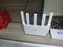 Tenda腾达路由器【千兆WiFi6+穿墙王】无线AX3000信号增强家用放大器Mesh限时补贴金榜一名云霄白立式 实拍图