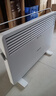 奥克斯（AUX）取暖器家用欧式快热炉电暖气取暖电暖炉暖风电暖器对流式烤火炉 IPX4级防水 NDL220-B37G 小米白 实拍图