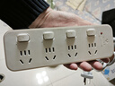 公牛（BULL）分控插座/插线板/插排/排插/接线板/宿舍家用桌面拖线板  3C认证  4位分控全长1.8米 独立开关 实拍图