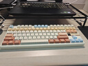 狼蛛（AULA）F87ProV2客制化无线机械键盘电竞游戏专用  蓝牙/2.4G/有线三模连接全键热插拔gasket结构办公键盘 F87ProV2大宗师版【焦糖拿铁轴】奶咖热升华 实拍图