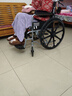 衡互邦 轮椅折叠老人坐便椅 轻便轮椅带坐便轮椅车 残疾人手推车 升级耐磨轮-黑色皮革款SYIV90 实拍图