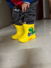 牧萌儿童雨鞋男童女童防水立体宝宝防滑耐磨卡通雨靴 挖掘机恐龙 16码 实拍图