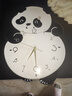 猫九酱熊猫钟表挂钟客厅装饰2025新款简约大气网红挂墙创意时钟餐厅 实拍图