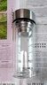 富光玻璃杯双层带茶隔大容量水杯 高档商务泡茶杯 高硼硅杯子500ml 实拍图