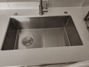 苏泊尔（SUPOR）厨房水槽大单槽一体盆304不锈钢台上台下洗菜盆 实拍图