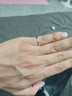 中国黄金足银999银戒指男士男生单身戒自律男戒生日礼物送男友男朋友老公 实拍图