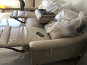 芝华仕（CHEERS）头等舱绅士智能电动0靠墙直排沙发头层牛皮简约芝华士50611B橙意 【翻到几+进扫地机】棉白色-小三座双电-2.17M 优先发货（详询客服） 实拍图