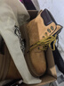 Dickies马丁靴男靴2026冬季百搭靴子男女情侣大黄靴加绒厚底增高鞋工装靴 57土黄 38 【偏大一码，适合运动鞋39】 实拍图