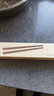 京东京造 筷子 家用食品接触级餐具实木防滑鸡翅木原木【无漆无蜡】10双装 实拍图