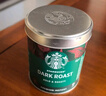 星巴克（Starbucks）0糖低脂精品速溶黑咖啡 阿拉比卡豆办公提神组合深烘90g*2罐 实拍图
