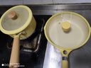 京东京造陶瓷奶锅 0氟家用辅食热奶泡面汤锅18cm黄色炉灶通用【双面不粘】 实拍图