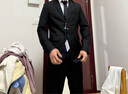 马尼亚袋鼠【次日达可选】秋冬新款西服套装男士修身商务正装外套职业西装整 (西服+西裤+衬衫)黑色7件套 XL 【105-115斤】 偏小 实拍图