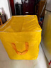 乐三好 搬家打包袋搬家袋行李袋收纳袋衣服袋储物袋防水袋搬家打包神器黄色400L【加固加厚】 实拍图