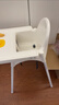 宜家（IKEA）ANTILOP安迪洛高脚椅宝宝餐椅婴儿餐椅儿童椅学坐椅多功能椅子 白色含托盘 实拍图