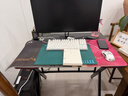 奥伦福特  电脑桌台式家用电竞游戏桌办公书桌简约书房写字桌子 碳纤维纹路单桌-80*60 升级款电竞桌 实拍图