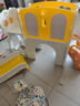 佟年萌乐儿童滑滑梯室内家用2至10岁宝宝滑梯秋千二合一攀爬架多功能乐园 橘小神童单滑梯+画板积木过道 无规格 实拍图