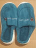 【福利价】小熊小兔棉拖秋冬季情侣保暖学生男拖鞋女居家棉拖鞋 小熊小兔棉拖-藏青色 42-43 适合41-42 实拍图