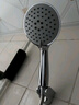 四季沐歌（MICOE）增压淋浴花洒喷头套装 浴室大面板淋浴头电镀手持花洒三件装HS122 实拍图