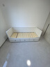 宜家（IKEA）HEMNES汉尼斯沙发床带储物折叠床坐卧两用客厅沙发 白色框架(不含床垫) 80*200cm 实拍图