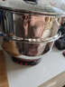 惠当家（Hui Dang Jia）电锅多功能电热锅电炒锅家用电蒸锅一体电煮锅加厚304不锈钢电火锅G08-32 实拍图