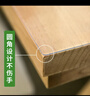 铭聚布艺（MINGJU） 桌布 软玻璃PVC桌垫水晶板塑料茶几垫透明无味(1.5mm厚)50*100cm 实拍图