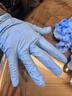 英科医疗（INTCO）一次性手套丁腈手套100只特大码厨房家务耐用检查橡胶丁晴手套 实拍图