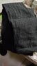 勋狸粑羊绒护膝 保暖老寒腿 绵羊毛关节炎半月板损伤积液 男女士防寒 升级加长款【灰色+黑色 均码】加倍保暖丨亲肤舒适 45cm 实拍图
