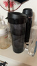 特百惠（Tupperware）茶韵500ML塑料杯男女士学生夏季运动水杯子户外便携大容量 酷炫黑 实拍图