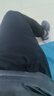 特步运动裤秋冬新款健身跑步裤透气卫裤针织束脚男裤子保暖通勤休闲裤 0001束脚-秋冬加绒-正黑色 XL 实拍图
