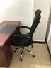 百魅（BAIMEI） 电脑椅子家用办公椅子 靠背椅游戏椅可躺电竞椅书房休闲转椅 黑色-有隔脚 钢制脚 实拍图