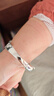 唯一（Winy）银手镯足银9999实心镯子老人长辈纯银饰品新年送妈妈生日礼物 实拍图