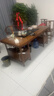 赣荣实木原木大板茶桌椅组合一桌五椅新中式简约茶几办公室家用泡茶台 抽屉款石盘大板1围椅4月牙椅 1.6米新中式四抽屉款 实拍图