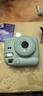 富士（FUJIFILM）instax  mini12 一次成像 立拍立得相机 mini12 薄荷绿 官方标配（无相纸及周边配件） 实拍图